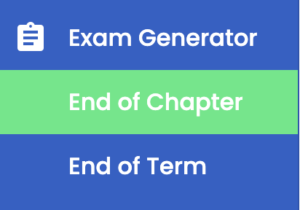 end of chapter exam